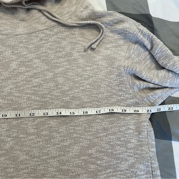 Prana Frieda Slub Knit Funnel Neck Pullover Tunic Sweater Oatmeal Medium - Picture 13 of 15